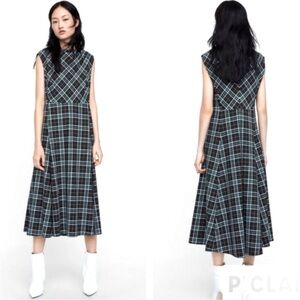 Zara plaid dress
